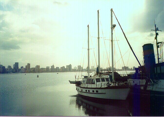 Alegrias berthed in Durban harbour