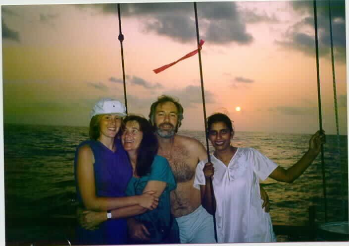 Sailing the Indian Ocean near the Comoros